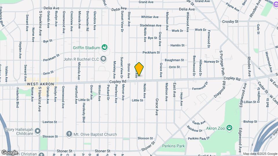914 Copley Rd Map and Location Details