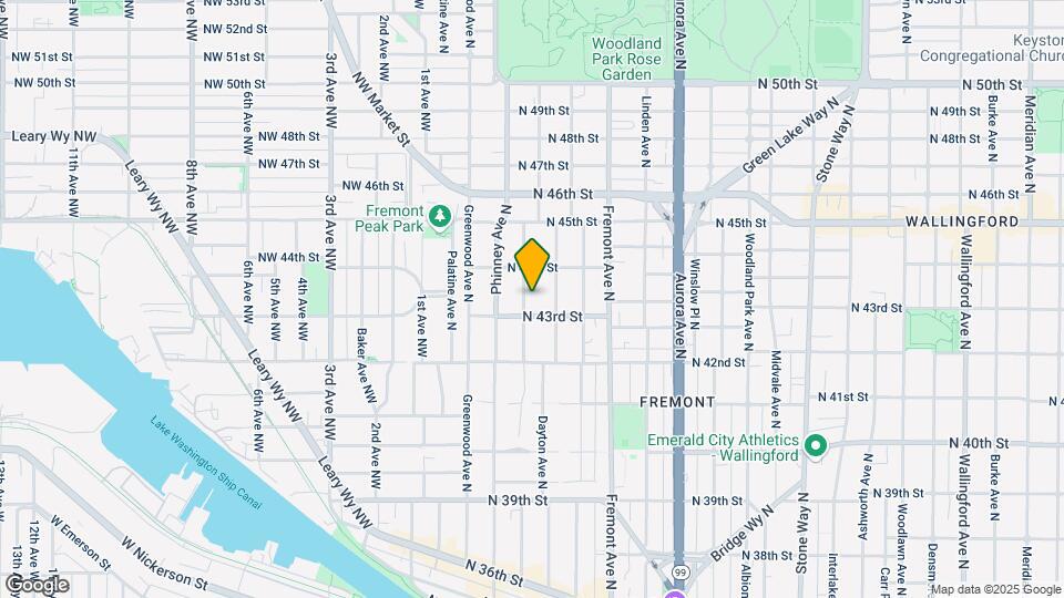 4312 Francis Ave N Map and Location Details