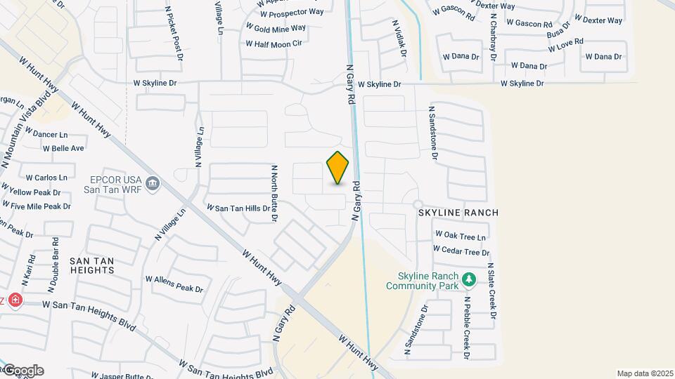 1534 W Agrarian Hills Dr Map and Location Details