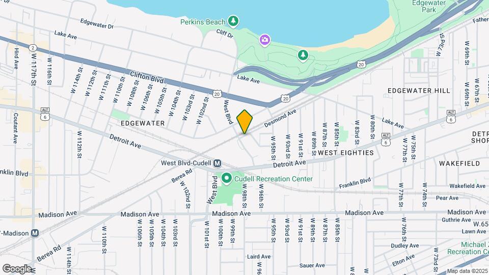 1335 West Blvd-Unit -1 Map and Location Details