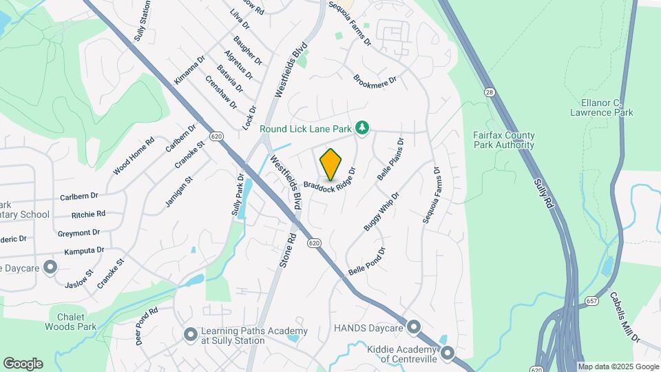 5437 Braddock Ridge Dr Map and Location Details