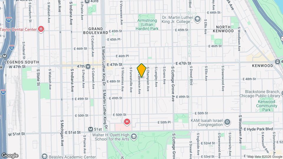 4755 S St Lawrence Ave Map and Location Details