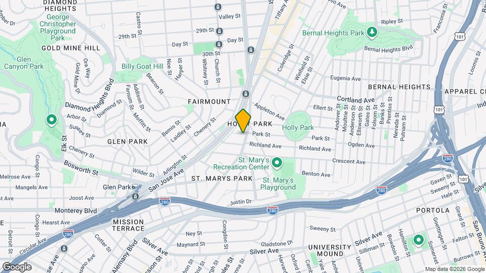 3774 Mission St Mapa y Detalles de la Ubicación
