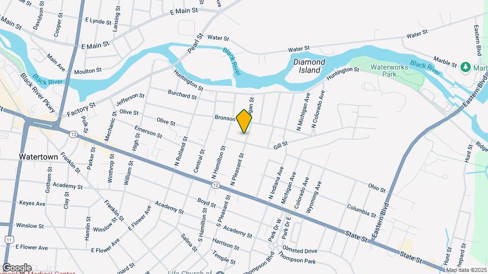1029 Gill St Map and Location Details