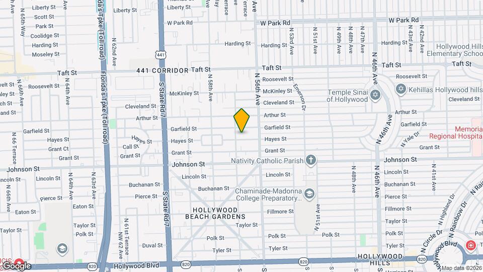5647 Hayes St Map and Location Details
