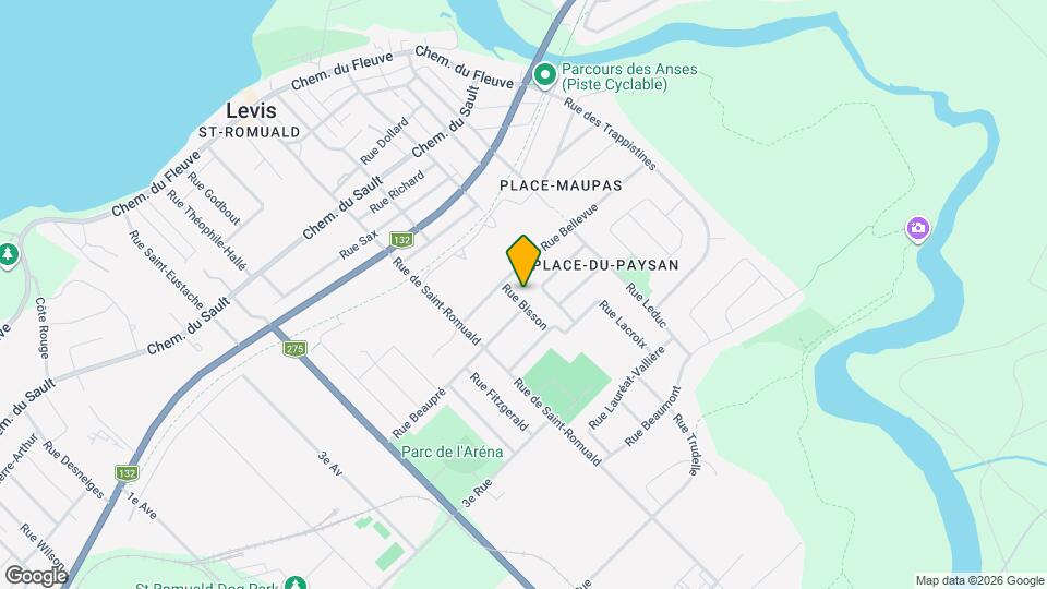 511 Bisson Rue Map and Location Details