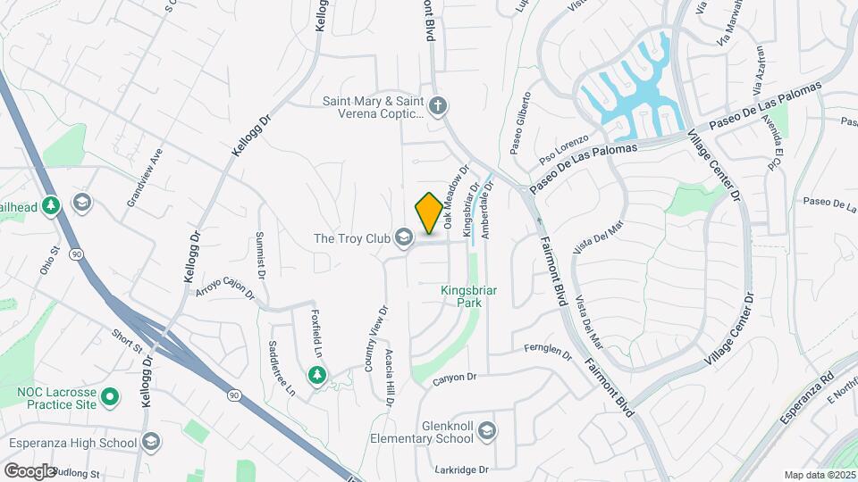 19701 Parkview Terrace Map and Location Details