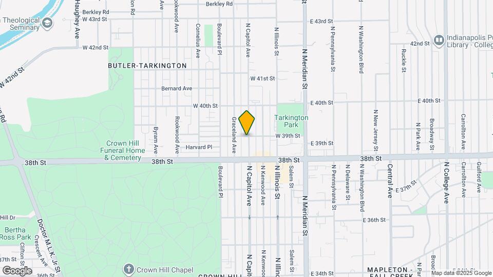 3848 N Capitol Ave Map and Location Details