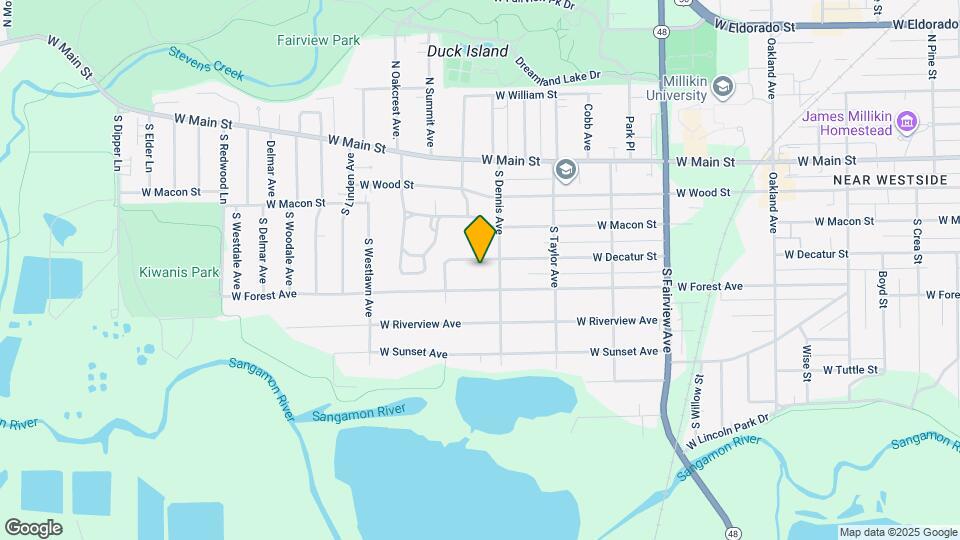 1635 W Decatur St Map and Location Details