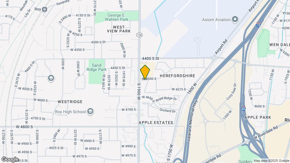 4536 South 1900 West, Unit 12 Mapa y Detalles de la Ubicación