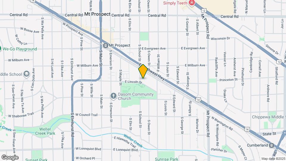 415 E Lincoln St Map and Location Details