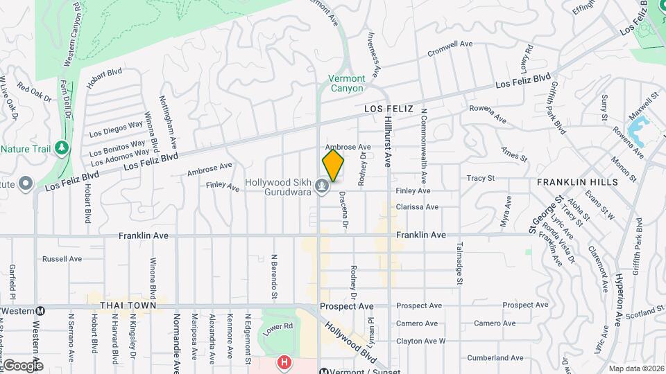 4615 Finley Ave Map and Location Details