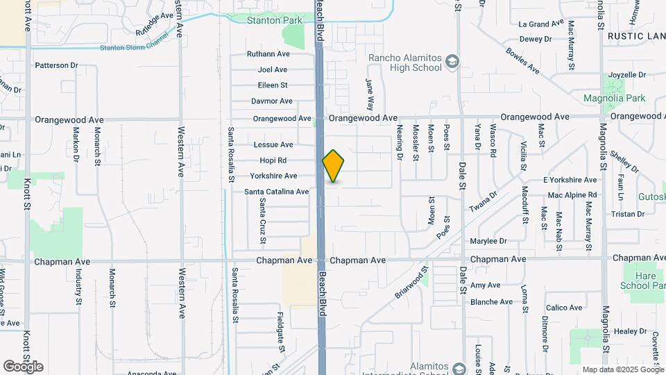 11740 Beach Blvd, Unit A Map and Location Details