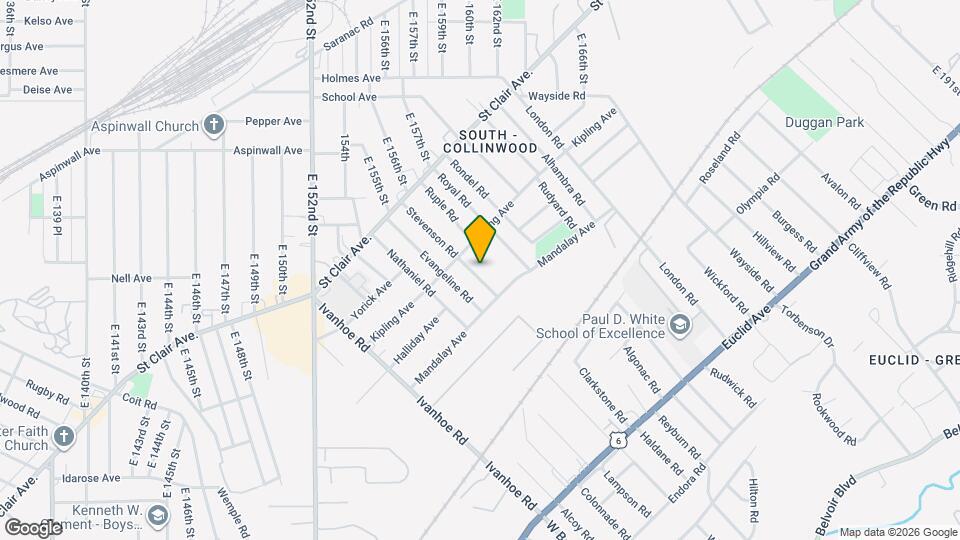 965 Stevenson Rd Map and Location Details