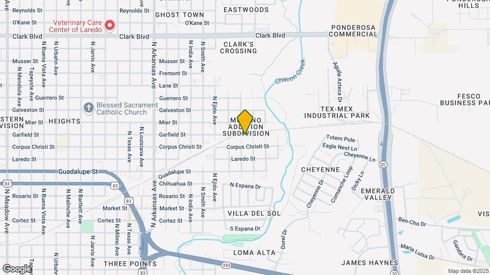 1413 Harding Ave Map and Location Details
