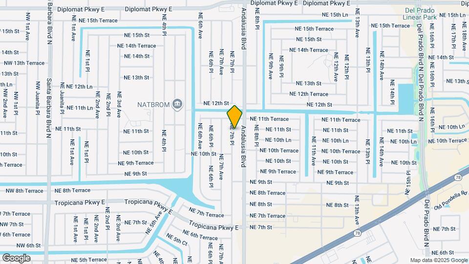 1031 NE 7th Pl Map and Location Details