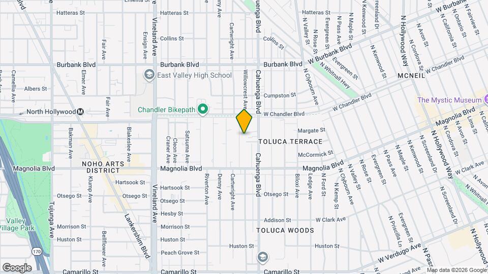 5312 Cartwright Ave, Unit #1 Mapa y Detalles de la Ubicación