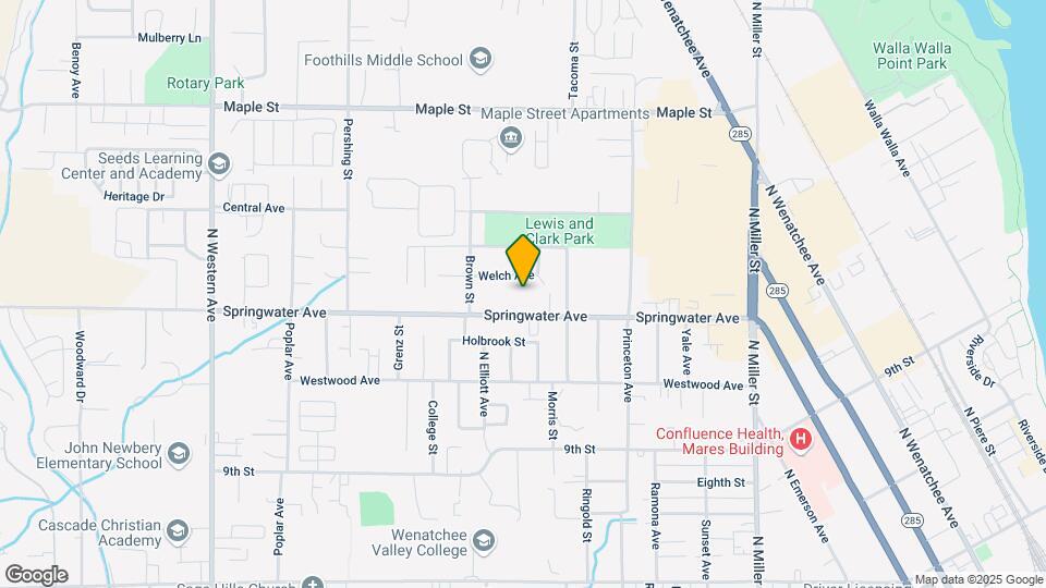 1320 1/2 Springwater Ave Map and Location Details