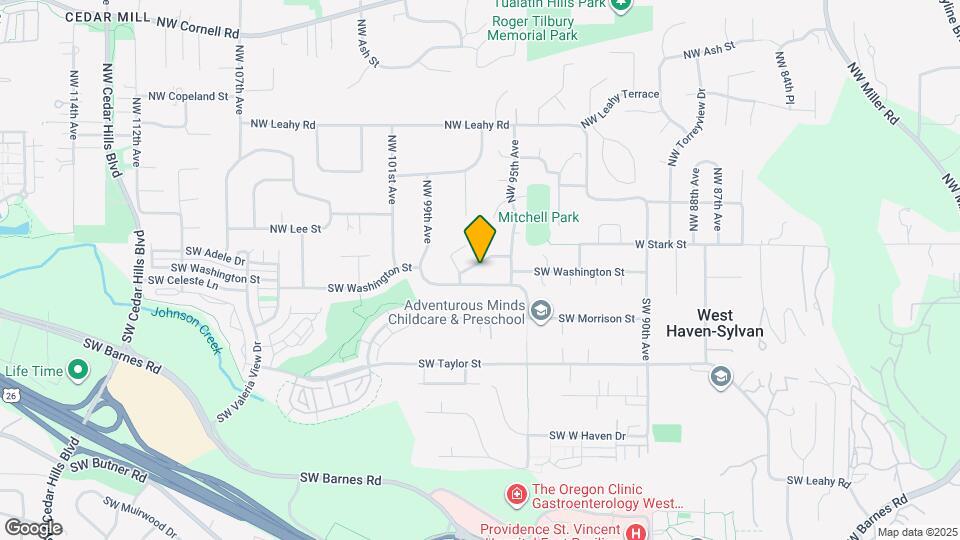 9610 SW Washington Pl Map and Location Details