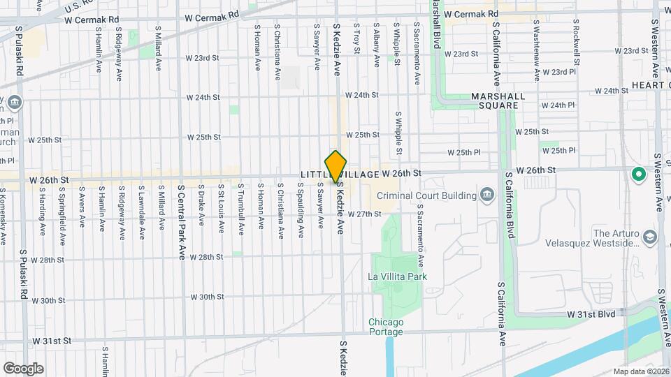 2620 S Kedzie Ave Map and Location Details