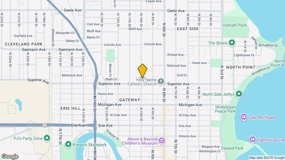 1507 N 10th St, Unit 1507 n 10th st lower Mapa y Detalles de la Ubicación