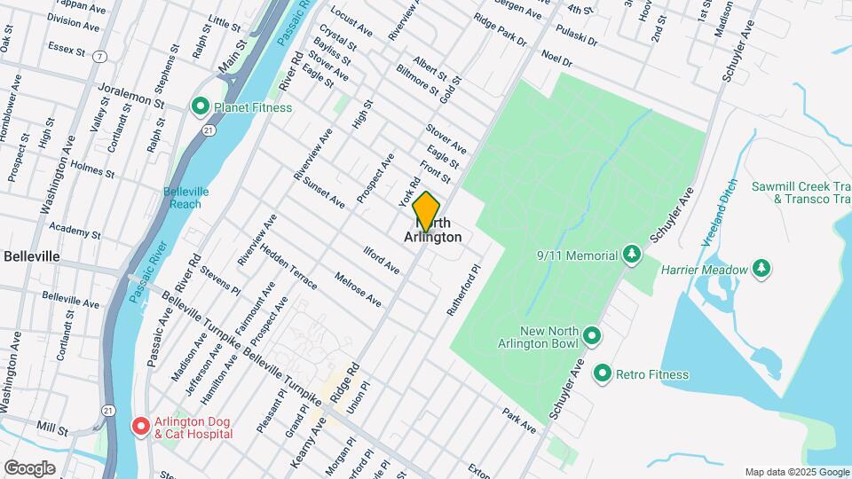 201 Ridge Rd Map and Location Details