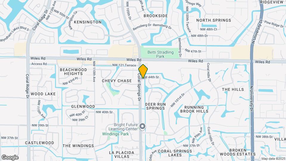 4337 Coral Springs Dr Map and Location Details