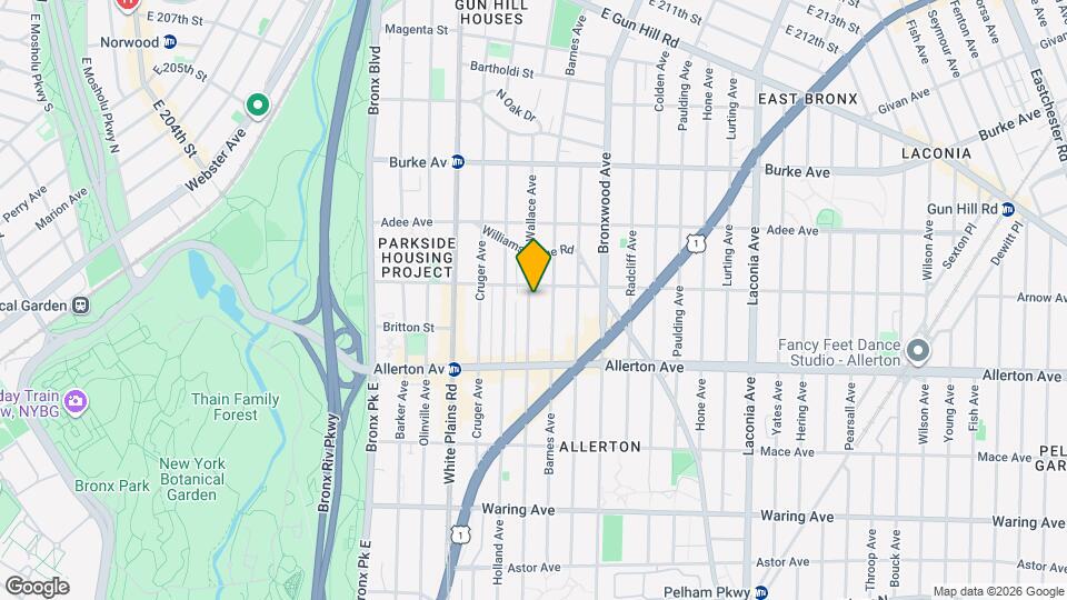 2752 Wallace Ave Map and Location Details