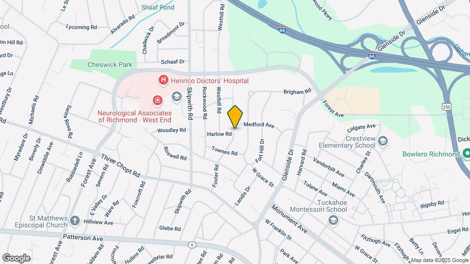 1513 Foster Rd Map and Location Details