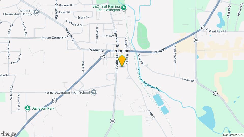 74 S Mill St Map and Location Details