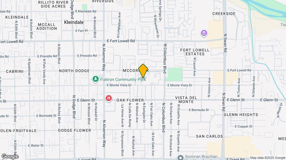 2927 N Cardell Cir Map and Location Details