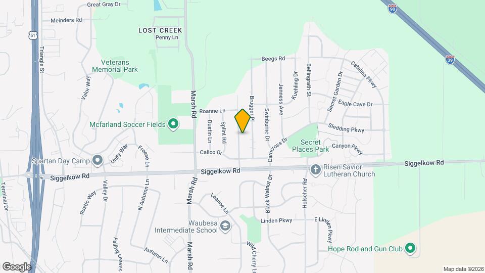 4813 Dream Ln Map and Location Details