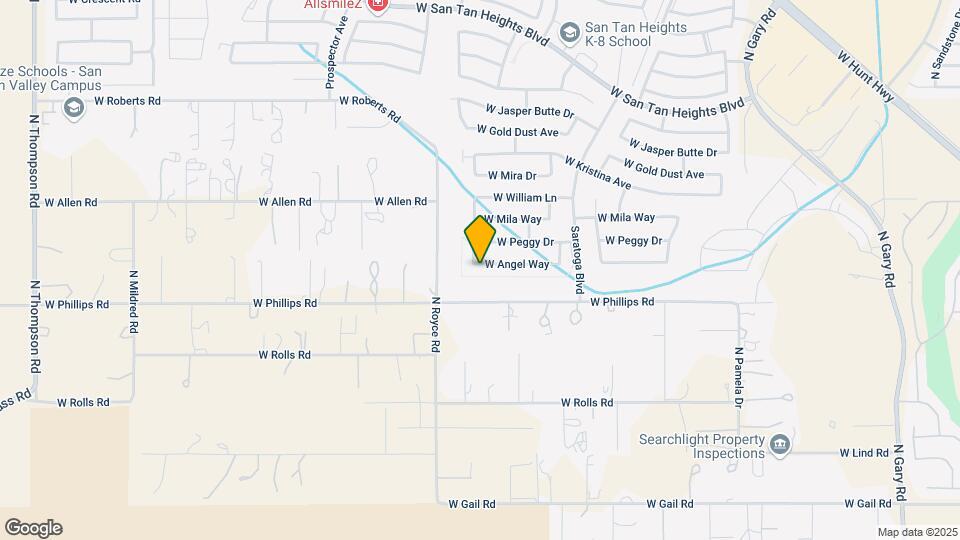 2957 W Angel Way Map and Location Details