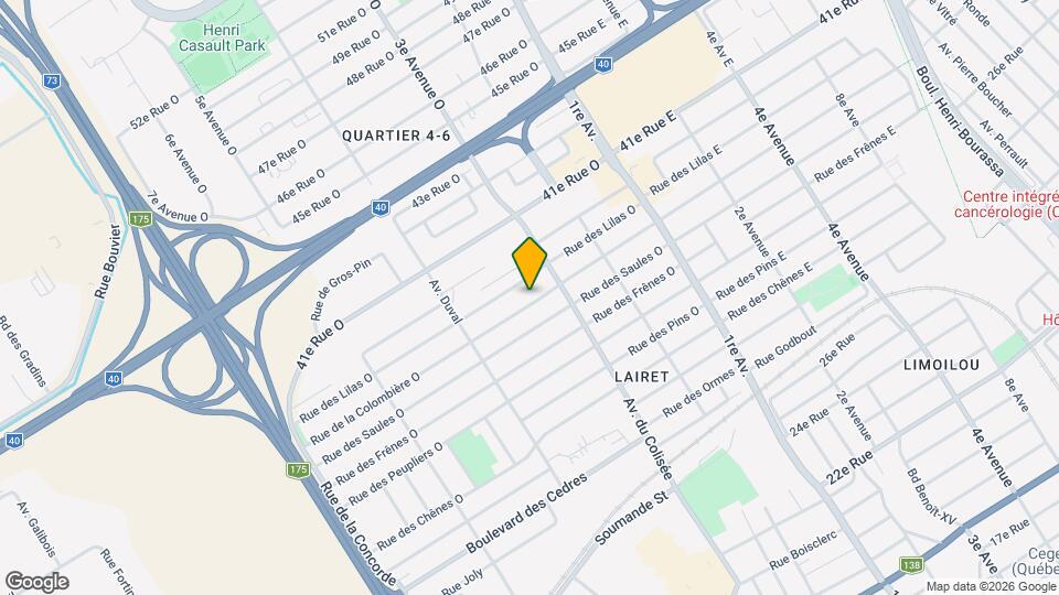 124 De La Colombière Rue O Map and Location Details
