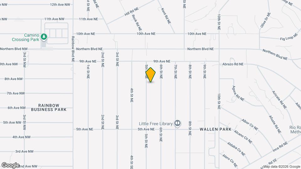708 5th St NE Map and Location Details