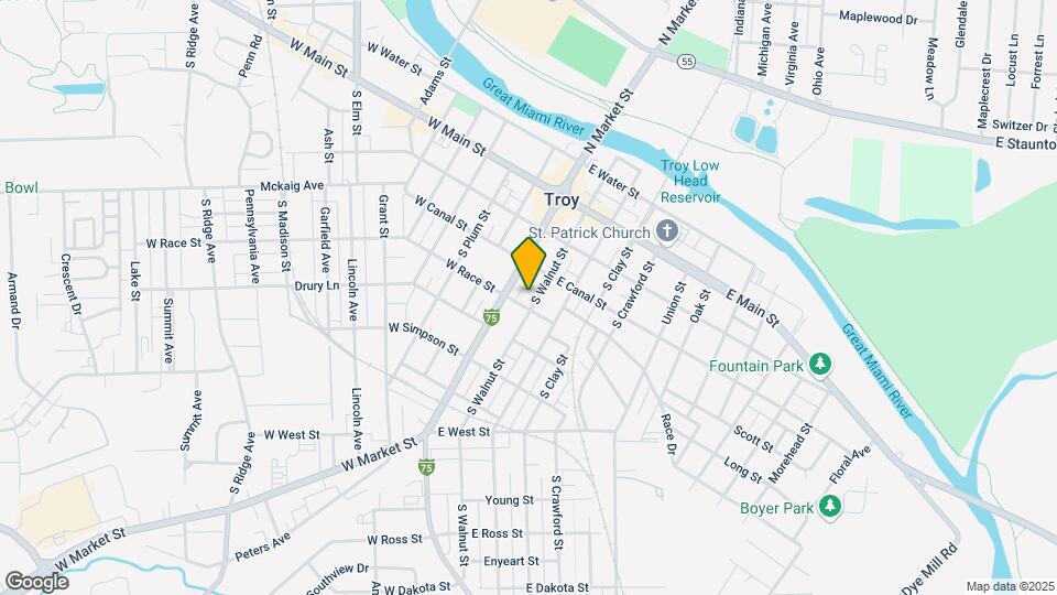 19 E Race St, Unit 25 E. Race St. Frnt Loft Mapa y Detalles de la Ubicación