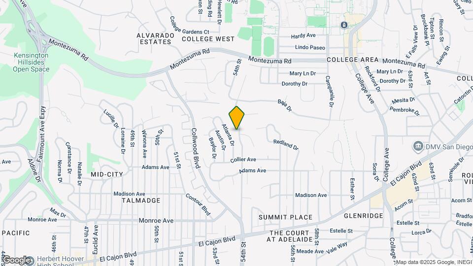 4812 54th St Map and Location Details