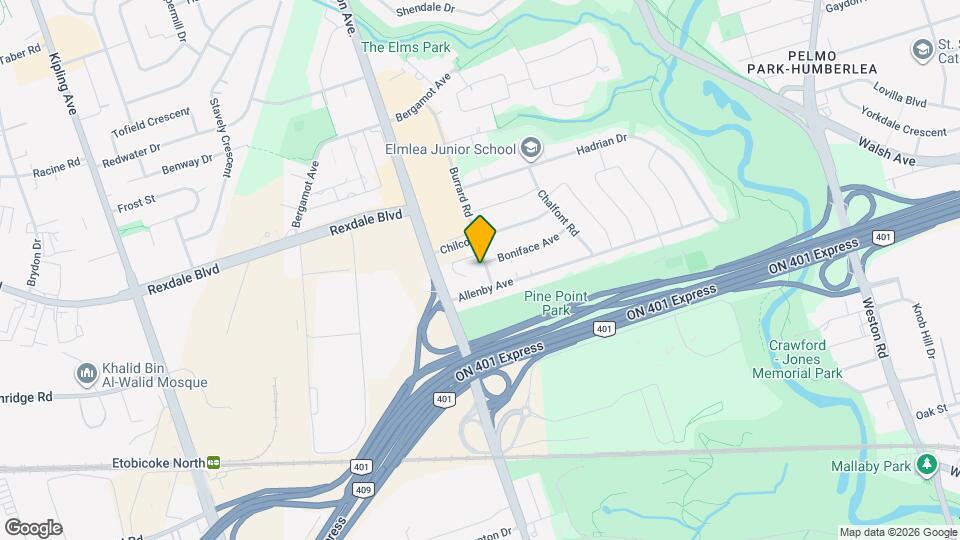 16 Burrard Rd Map and Location Details