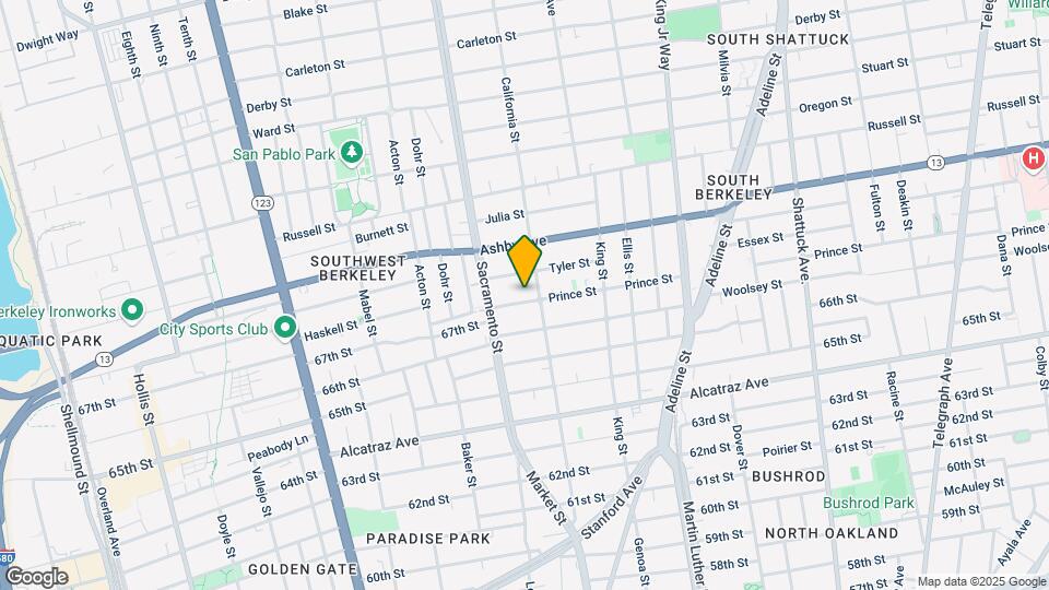 1539 Prince St Map and Location Details