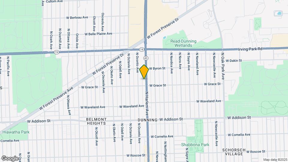 3814 N Harlem Ave, Unit 3E Map and Location Details