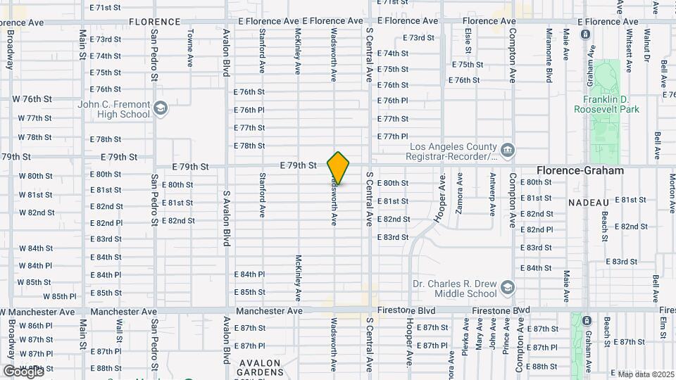 8000 Wadsworth Ave Mapa y Detalles de la Ubicación