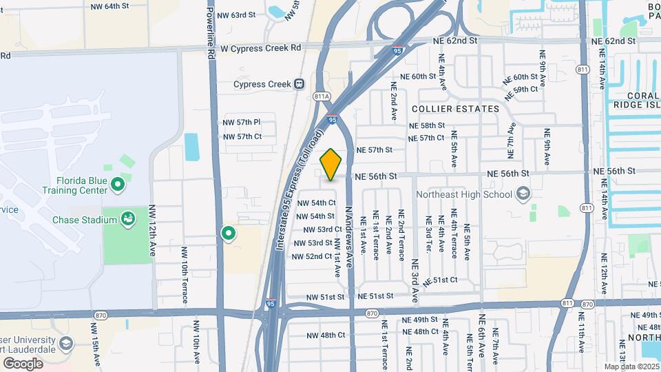 121 NW 55th St Map and Location Details
