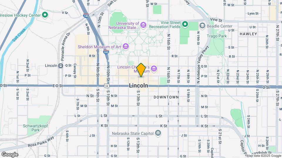 128 N 13th St Map and Location Details