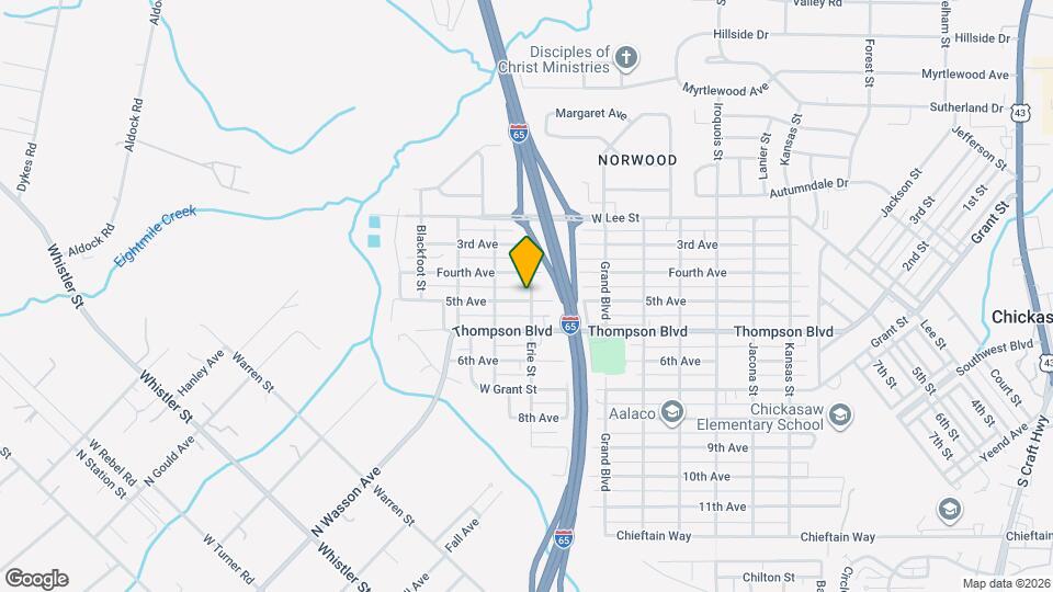 451 Erie St Map and Location Details