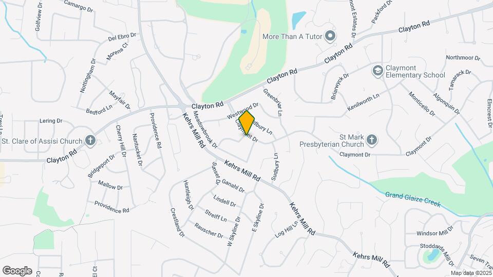 825 Woodruff Dr Map and Location Details