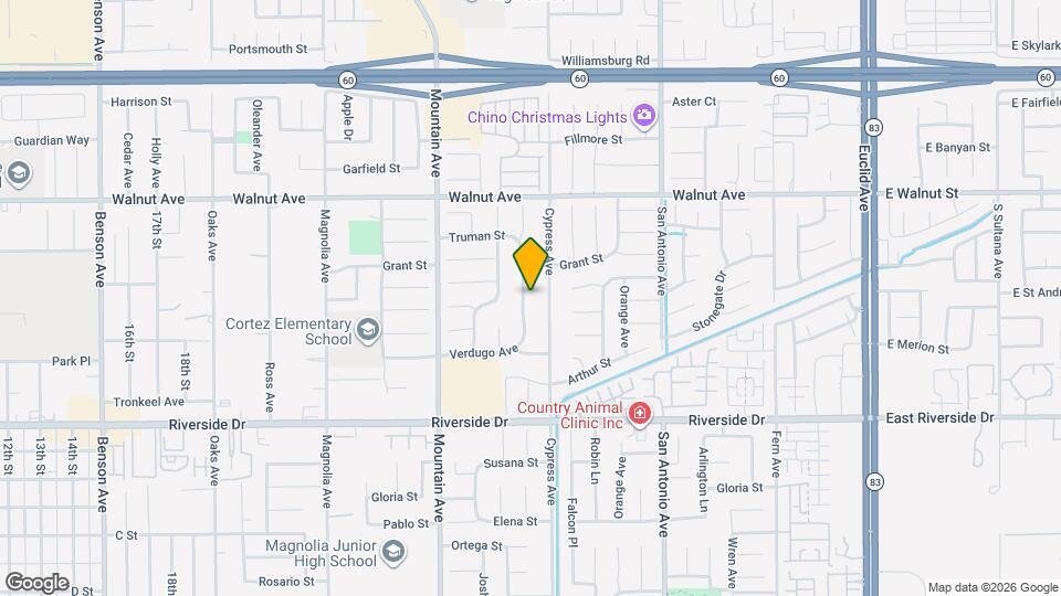 12675 Verdugo Ave Map and Location Details