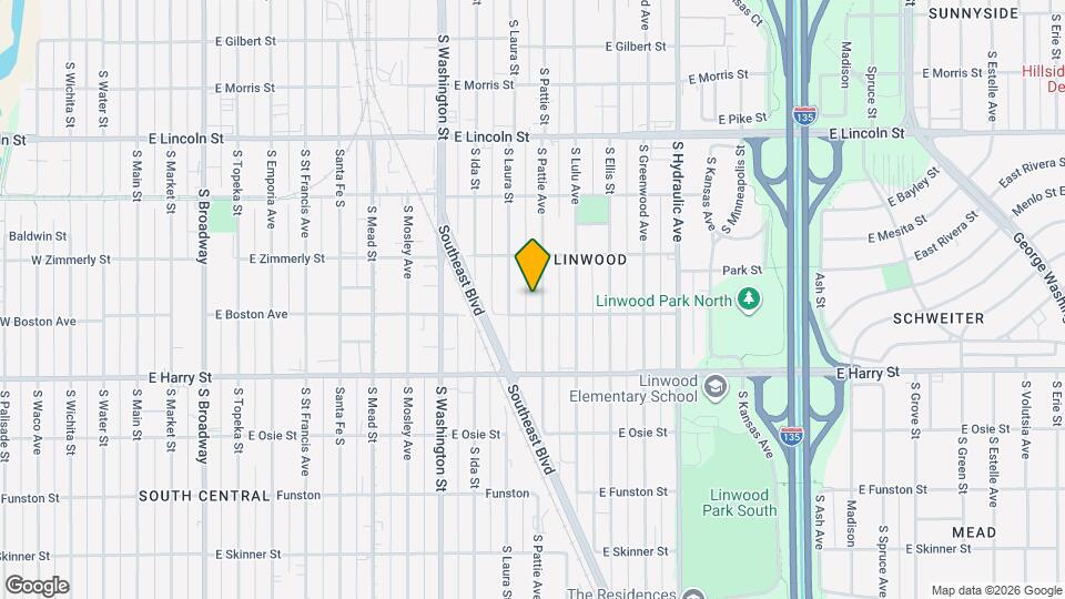 1435-1439 S Pattie St Map and Location Details