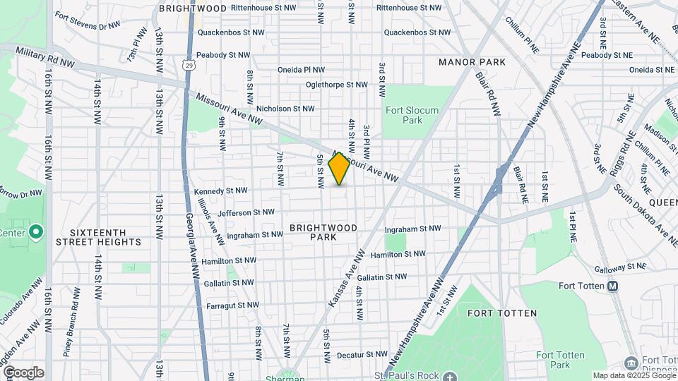 408 Kennedy St NW Map and Location Details