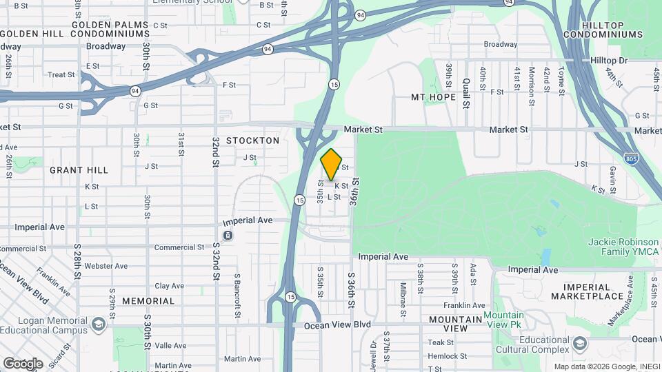 3509 K St, Unit 3509 Map and Location Details