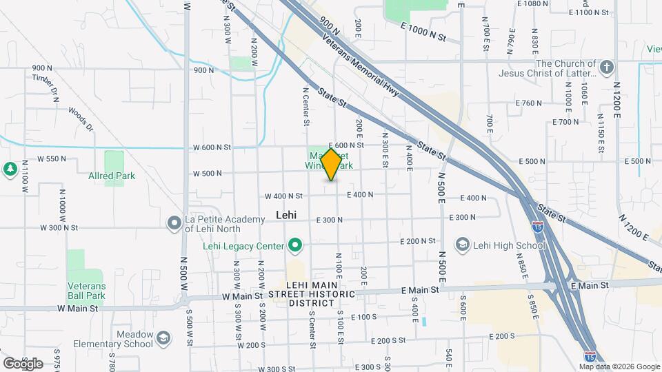 445 N 100 E Map and Location Details